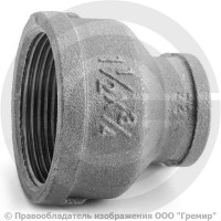 Муфта переходная чугунная ВР (ВН) Ду 40-20 (1 1/2"-3/4") Муфта переходная чугунная ВР (ВН) Ду 40-20 (1 1/2"-3/4")