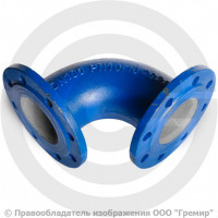 Отвод фланцевый ОФ ВЧШГ с ЦПП Ду-600 Отвод фланцевый ОФ ВЧШГ с ЦПП Ду-600