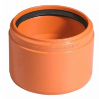 Переход НПВХ (ПВХ) коричневый Дн 110 б/нап на раструб керамической трубы Ostendorf KGUSM