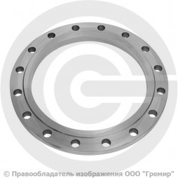 Фланец плоский стальной 1-350-10 ГОСТ 12820, Ру-10, Ду-350