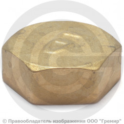 Заглушка латунная ВР (ВН) Ду-25 (1") LD