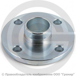 Фланец с резьбовым хвостовиком оцинкованный Ду-20 Ру-16 ГОСТ 12815-80