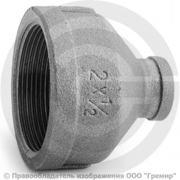 Муфта переходная чугунная ВР (ВН) Ду 50-15 (2"-1/2")