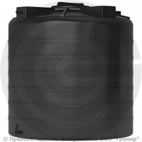 Ёмкость для воды без поплавка 3000 л черный Акватек ATV-3000