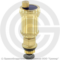 Воздухоотводчик автоматический латунный Ду-15 (1/2"-3/8") Ру-10 НР (НАР) прямой с отсечным клапаном SantechSystems