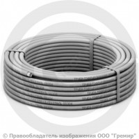 Труба гофрированная нержавеющая в белой оболочке SS304 15A Ру-15 отожженная бухта 50м STAHLMANN