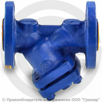 Фильтр сетчатый Y-образный чугунный фланцевый Ду-20 Ру-16 (Т<300°С) Zetkama 821A