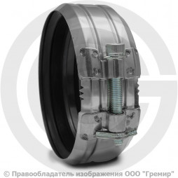 Хомут стальной оцинкованный SML Ду-100 Rapid Китай