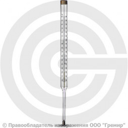 Термометр керосиновый прямой L=66мм (Т<100°С) ТТЖ-М 240/66 Стеклоприбор