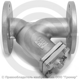 Фильтр сетчатый нержавеющий AISI 316 (CF8M) фланцевый Ду-15 Ру-16 (Т<250°С) ABRA YF-3000