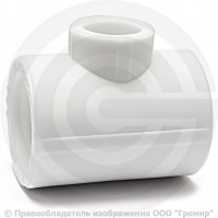 Тройник PP-R переходной белый Дн 32-25-32 PRO VALFEX Тройник PP-R переходной белый Дн 32-25-32 PRO VALFEX