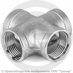Крестовина нержавеющая AISI 304 Ду-20 (3/4")