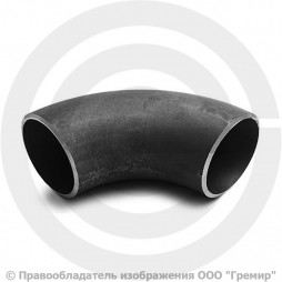 Отвод П90-108х6-Ст.20 (Ду-100) стальной (Ст.20) 90 градусов ГОСТ 17375