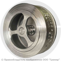 Клапан обратный осевой нержавеющий межфланцевый Ду-100 Ру-25 (Т<200°С) D71-H71W-16/25 ABRA
