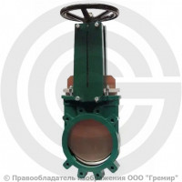 Задвижка шиберная двусторонняя с невыдвижным штоком Ду-300 Ру-7 (Т<80°С) VGB4400 Tecofi