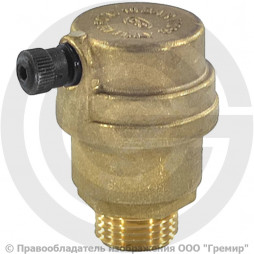 Воздухоотводчик автоматический латунный Ду-10 (3/8") Ру-10 НР (НАР) прямой OR 500