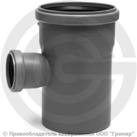 Тройник PP-H серый Дн 110-50 87гр б/нап в/к RTP (РосТурПласт) Тройник PP-H серый Дн 110-50 87гр б/нап в/к RTP (РосТурПласт)