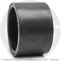 Кольцо ПВХ клеевое серое переходное Дн 160-110 Ру-10 напорное Aquaviva