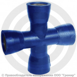 Крест раструбный КР ВЧШГ с ЦПП Ду 400-200