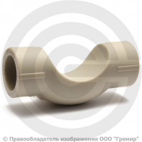 Обвод PP-R короткий серый с муфтами Дн 32 Pro Aqua