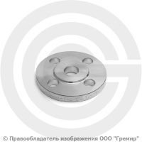 Фланец плоский нержавеющий 12х18н10т 1-15-6 ГОСТ 12820, Ру-6, Ду-15