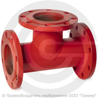 Тройник фланцевый ТФ стальной Ду 65-65 Ру-16 КЗСД