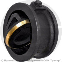 Клапан обратный поворотный чугунный межфланцевый Ду-200 Ру-16 (Т<225°С) 19ч21бр Мегастрой