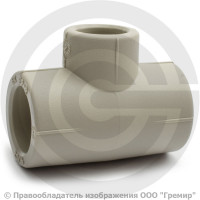 Тройник PP-R редукционный серый Дн 32-20-32 Wavin Ekoplastik Тройник PP-R редукционный серый Дн 32-20-32 Wavin Ekoplastik