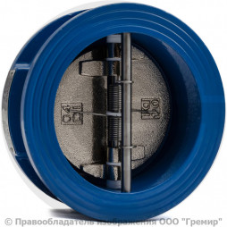 Клапан обратный двухстворчатый чугунный межфланцевый Ду-350 Ру-16 (Т<110°С) ств чугун CB3448N Tecofi