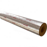 Цилиндр навивной минеральная вата 80/60 L=1м кашированный фольгой ROCKWOOL 100