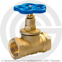 Клапан запорный латунный муфтовый Ду-15 Ру-25 ВР (ВН) (Т<70°С) 15б3р БАЗ Клапан запорный латунный муфтовый Ду-15 Ру-25 ВР (ВН) (Т<70°С) 15б3р БАЗ