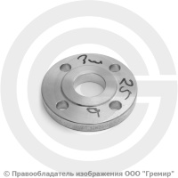 Фланец плоский нержавеющий 12х18н10т 1-25-6 ГОСТ 12820, Ру-6, Ду-25
