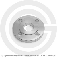 Фланец плоский нержавеющий 12х18н10т 1-32-6 ГОСТ 12820, Ру-6, Ду-32