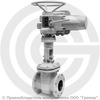 Задвижка стальная фланцевая Ду-100 Ру-16 (Т<425°С) 30с941нж с электроприводом ГЗ-А.100/24 (380 В)
