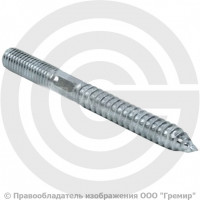 Шпилька-шуруп стальная М10х160 сантехническая